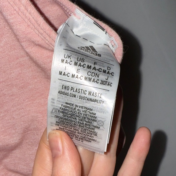 Adidas Soft Pink Bralette - Picture 3 of 7